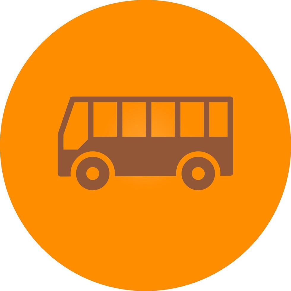 Bus Creative Icon Design vector