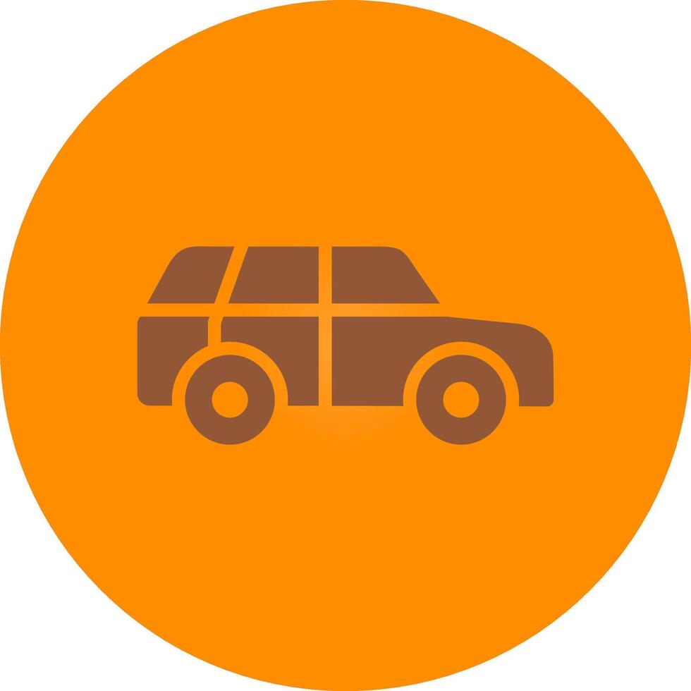 Station Wagon Creative Icon Design vector