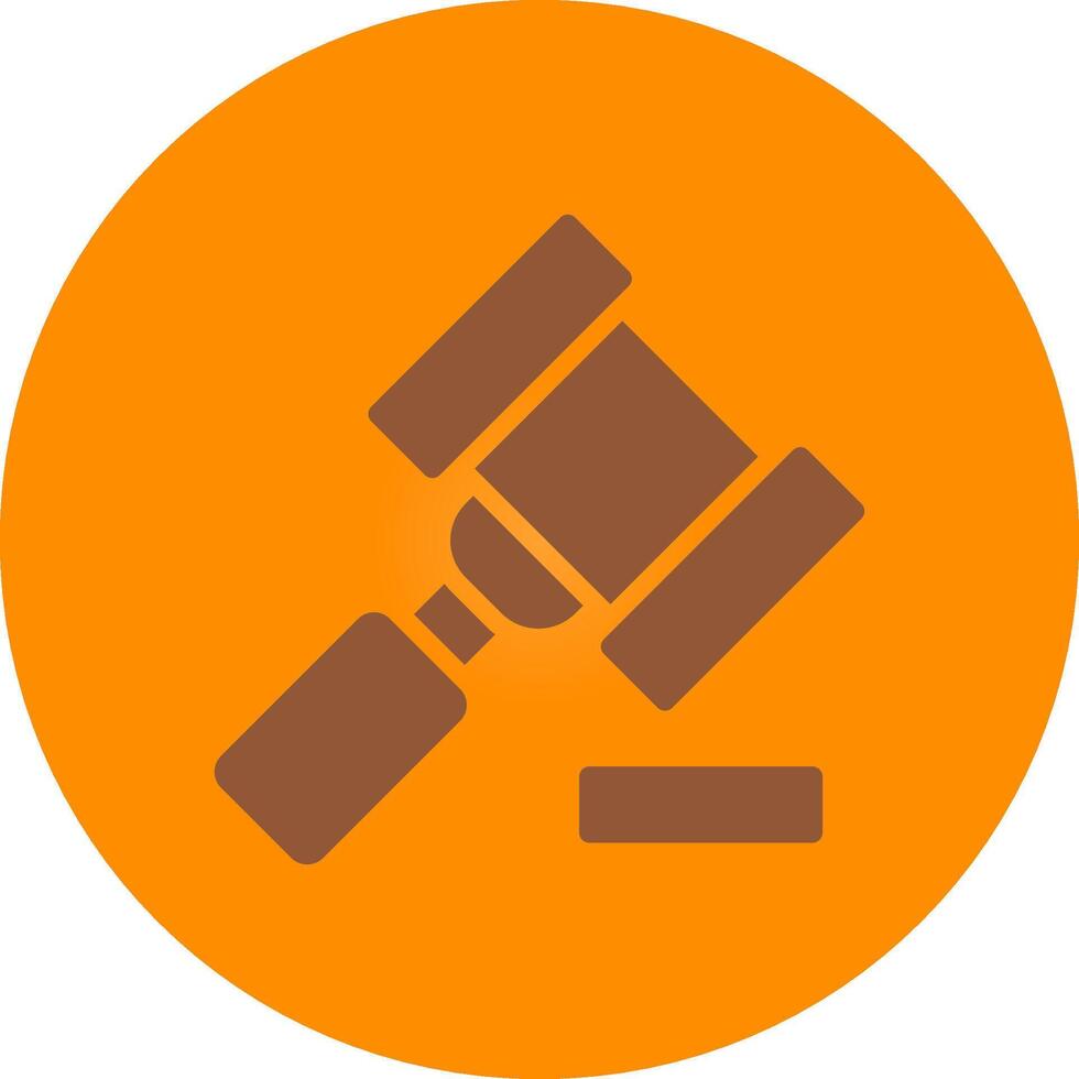 Gavel Creative Icon Design vector