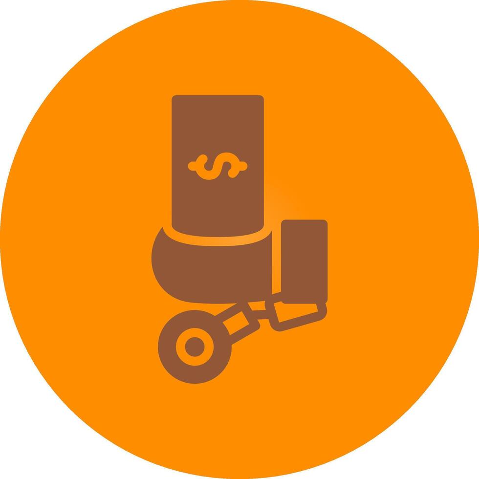 Corruption Creative Icon Design vector