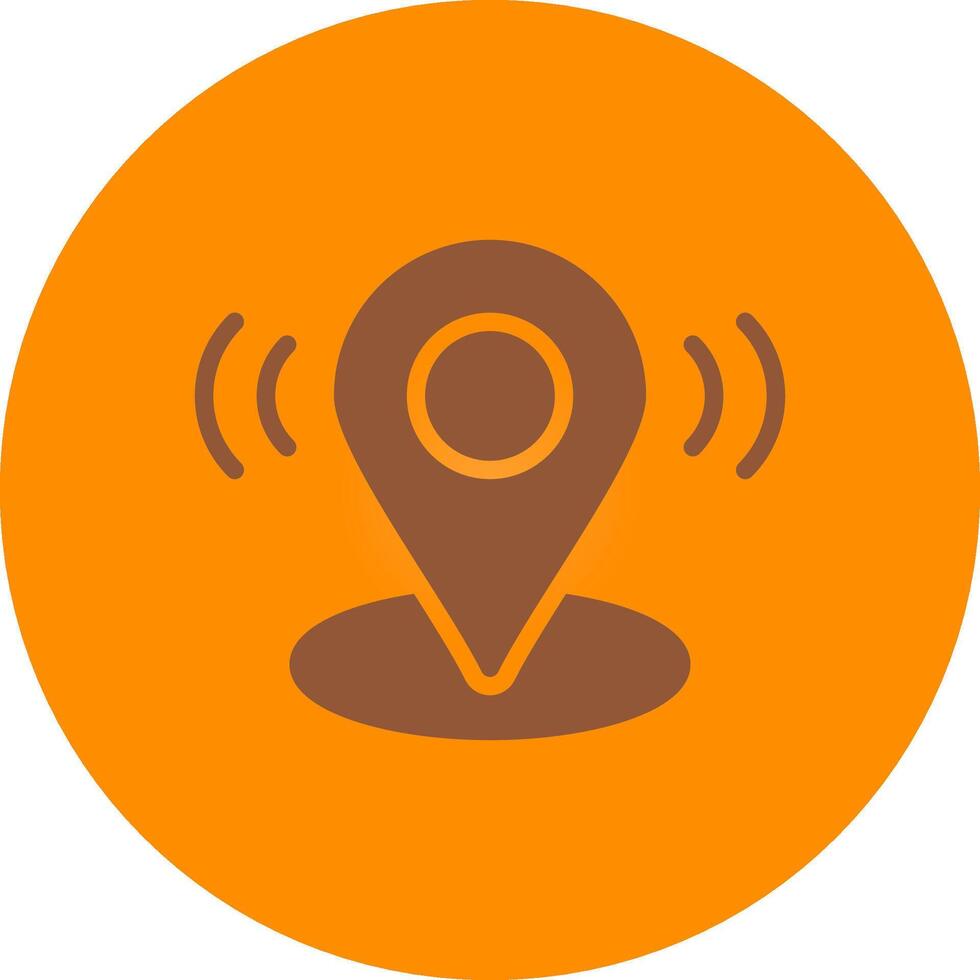 Location Pin Creative Icon Design vector