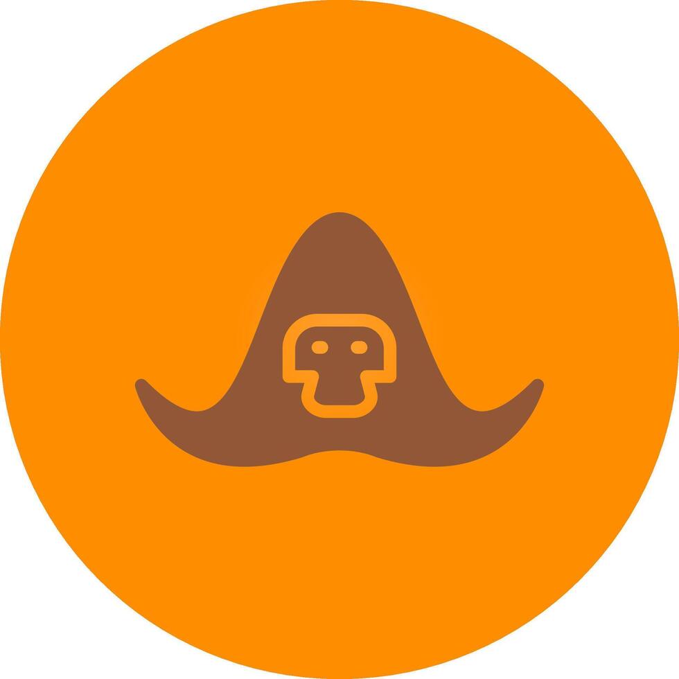 Line bronw Glpyh Design vector