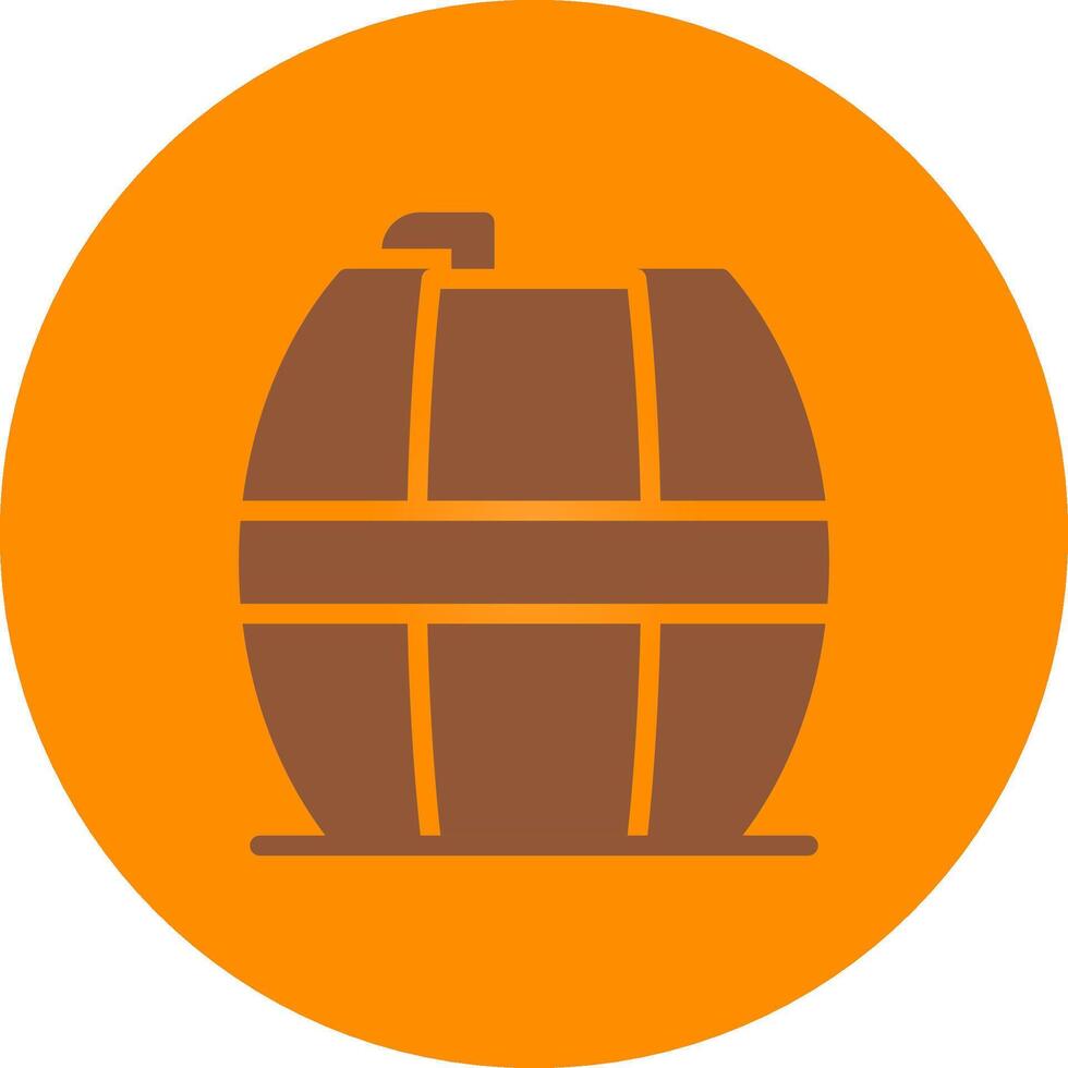 Line bronw Glpyh Design vector