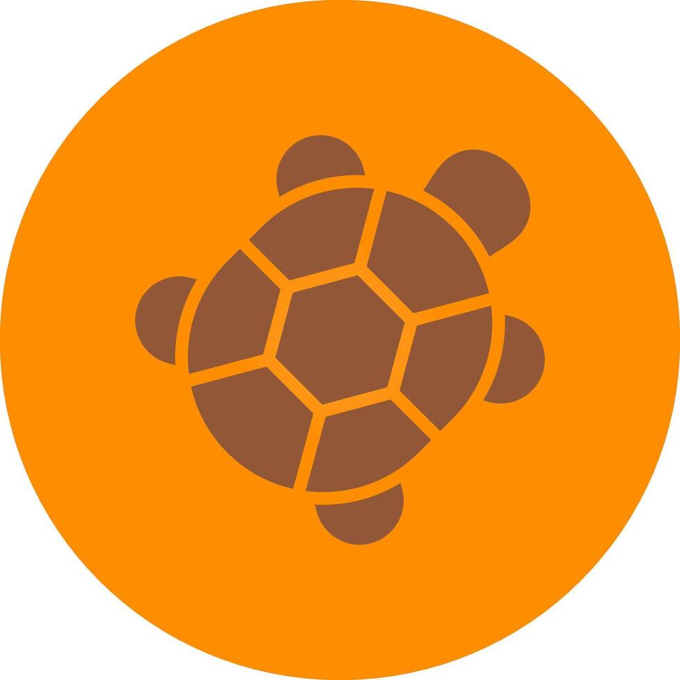 Line bronw Glpyh Design vector