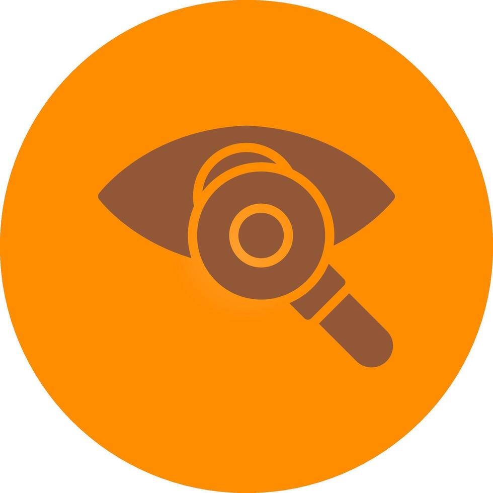 Eye Test Creative Icon Design vector