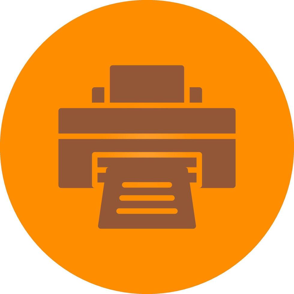 Printer Creative Icon Design vector