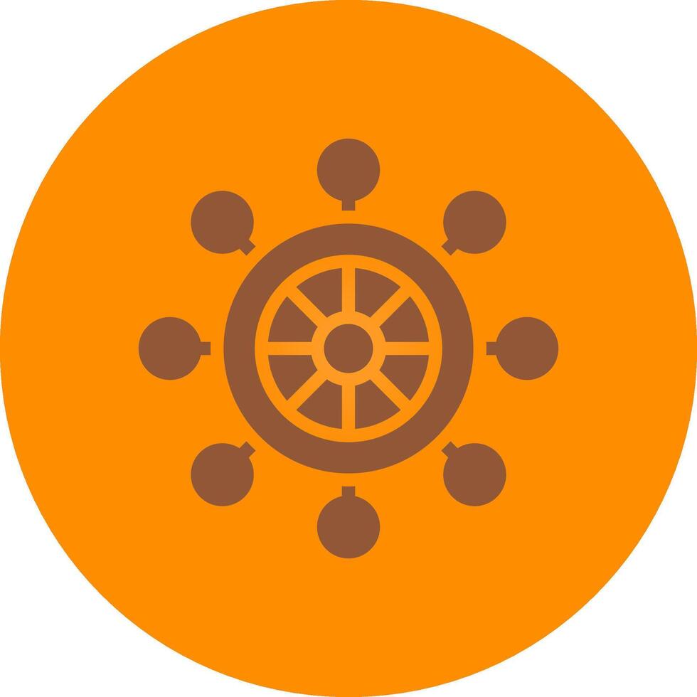 Rudder Creative Icon Design vector