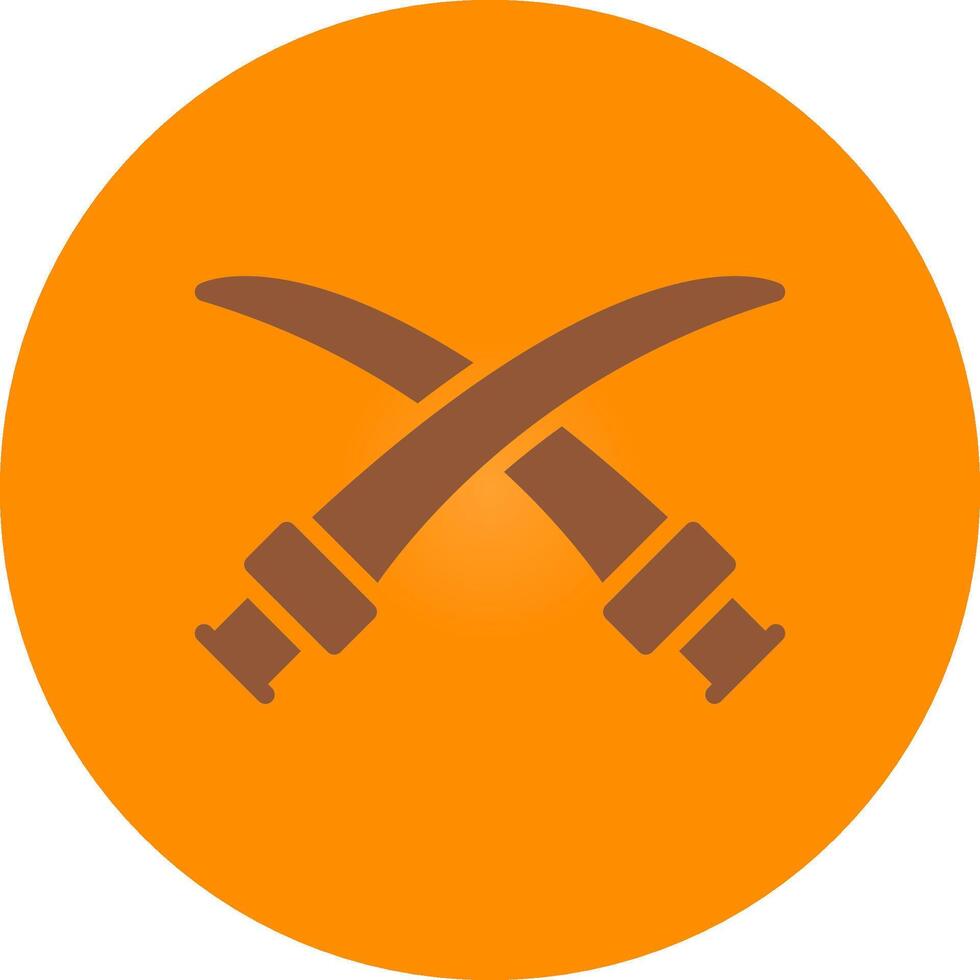 Line bronw Glpyh Design vector