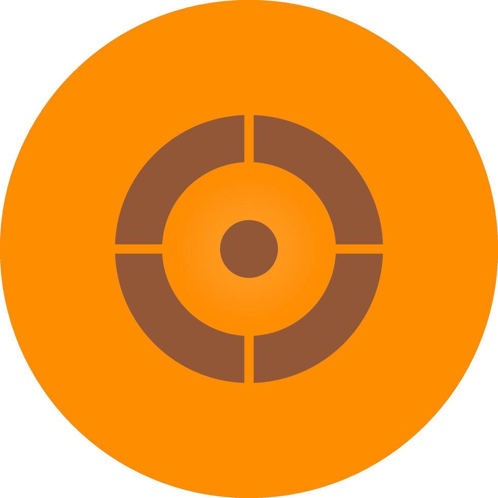 Target Creative Icon Design vector