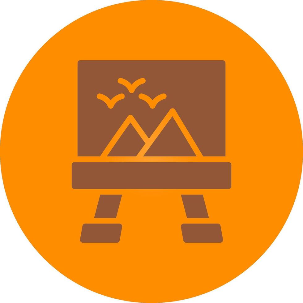 Canvas Creative Icon Design vector