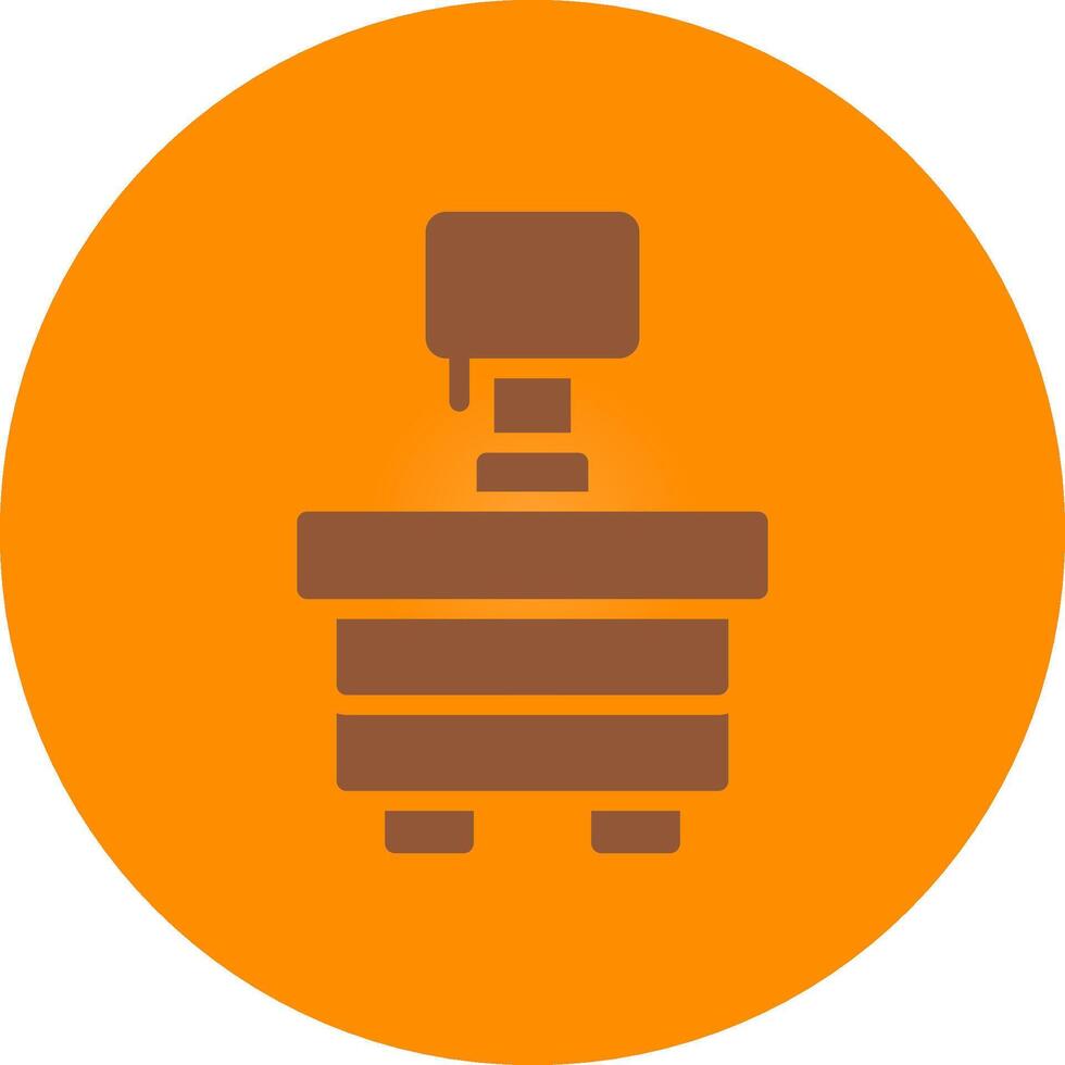 Side Table Creative Icon Design vector