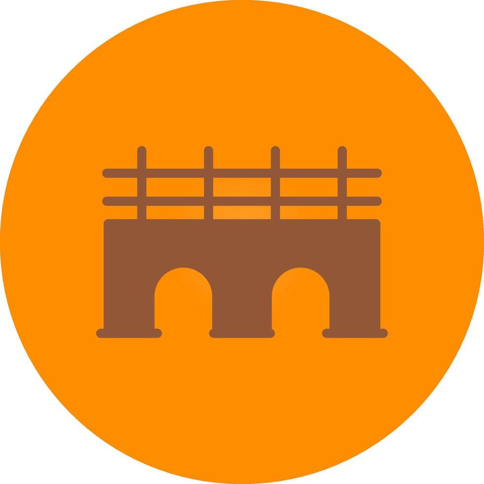 Bridge Creative Icon Design vector