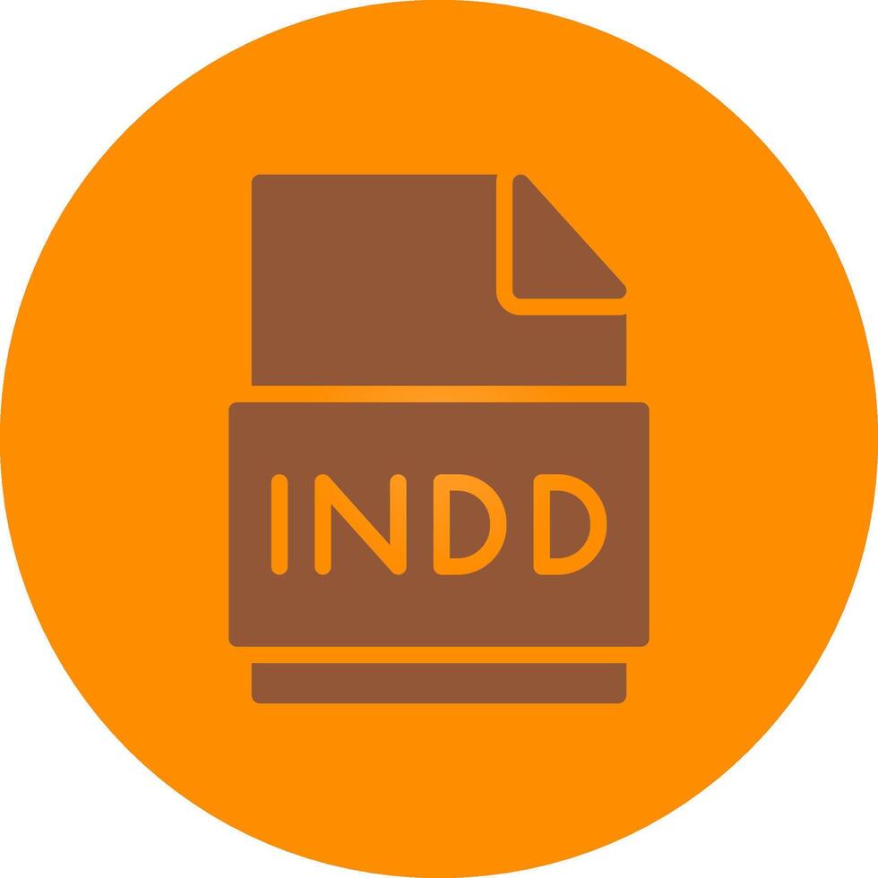 Indd File Creative Icon Design vector