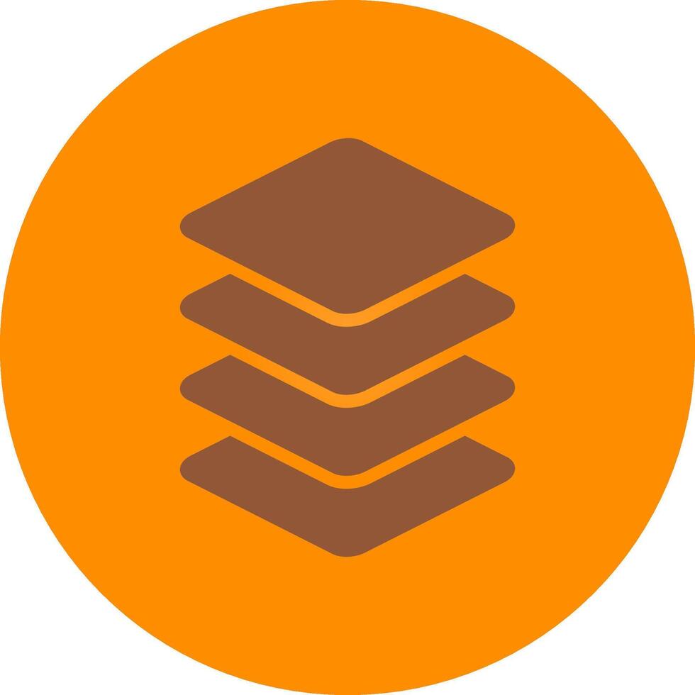 Layers Creative Icon Design vector