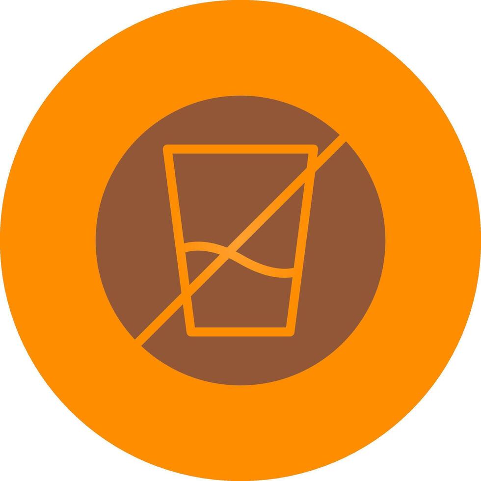 No Soft Drink Creative Icon Design vector