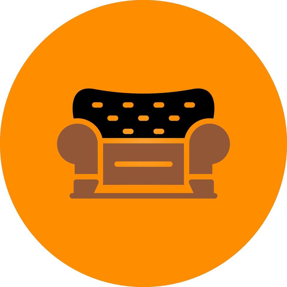 Sofa Creative Icon Design vector