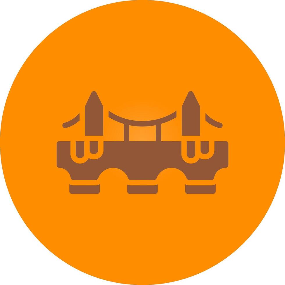 Bridge Creative Icon Design vector