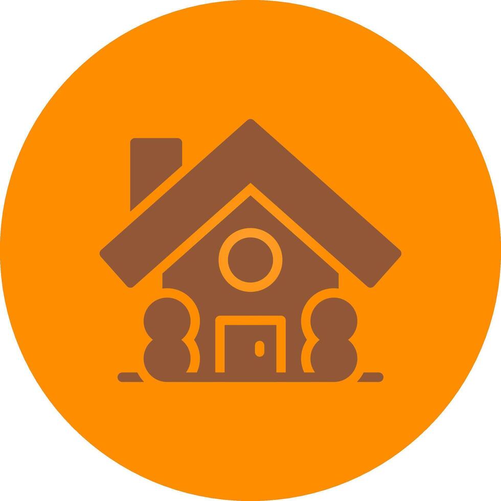 Cabin Creative Icon Design vector