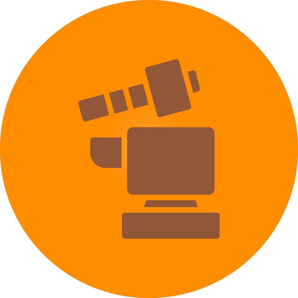 Hammer and anvil Creative Icon Design vector
