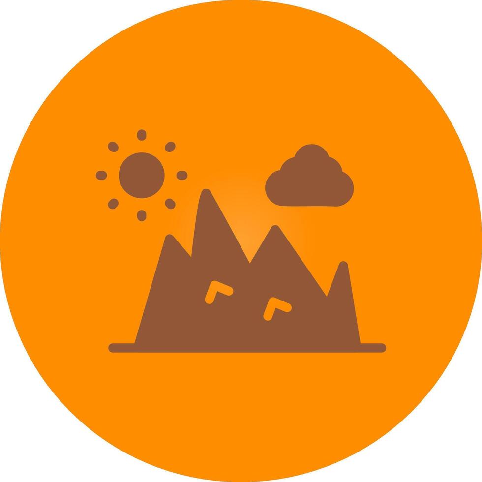 Mountain Creative Icon Design vector