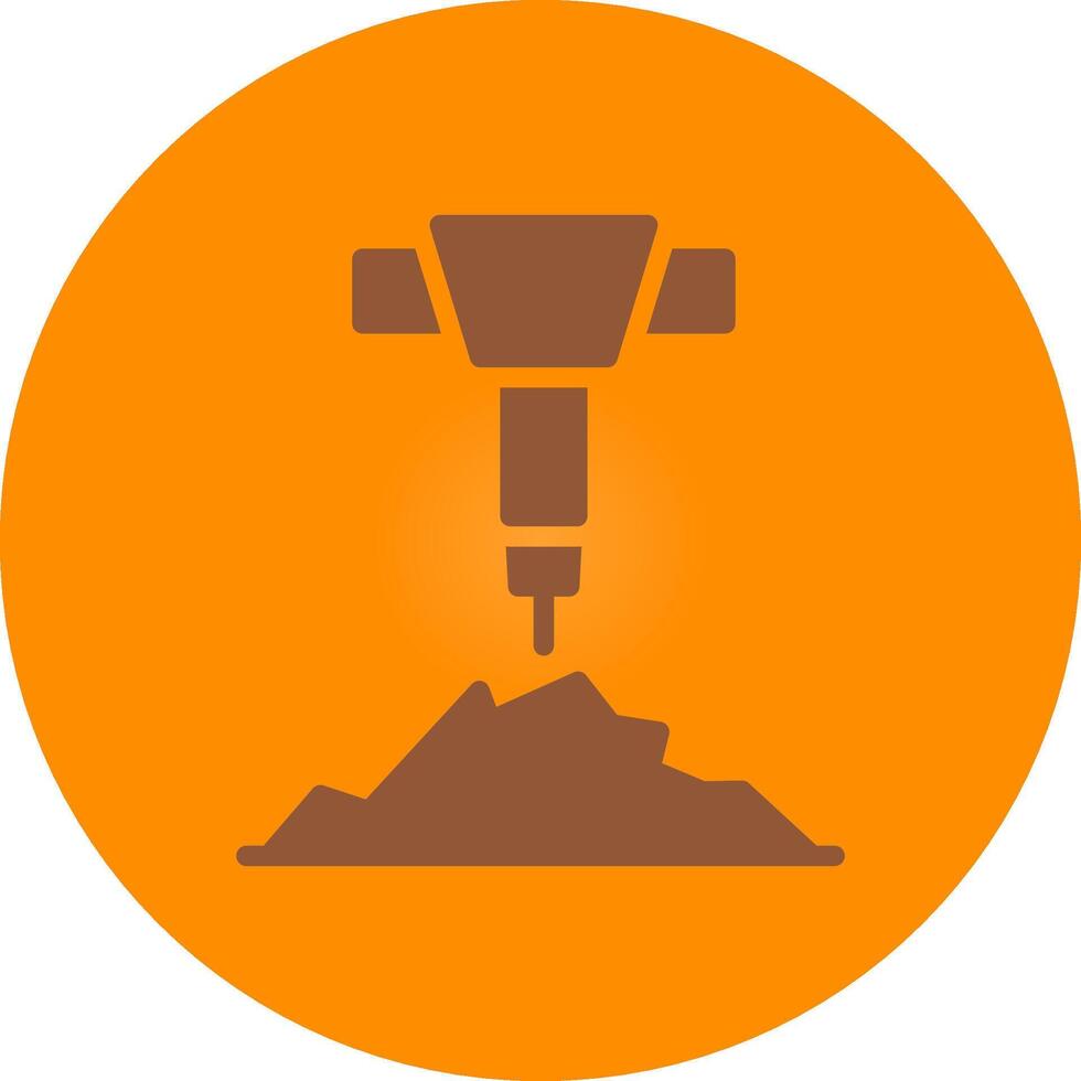 Drill Creative Icon Design vector