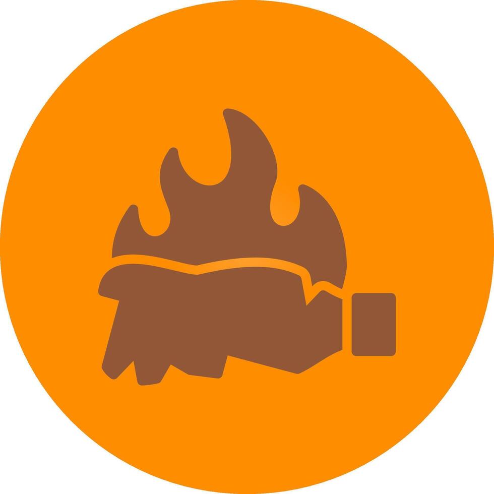 Burn Creative Icon Design vector
