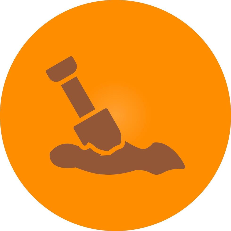 Digging Creative Icon Design vector
