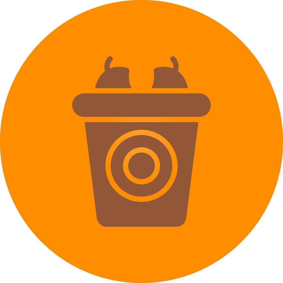 Waste Creative Icon Design vector