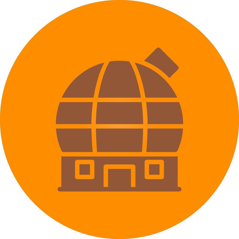 Observatory Creative Icon Design vector