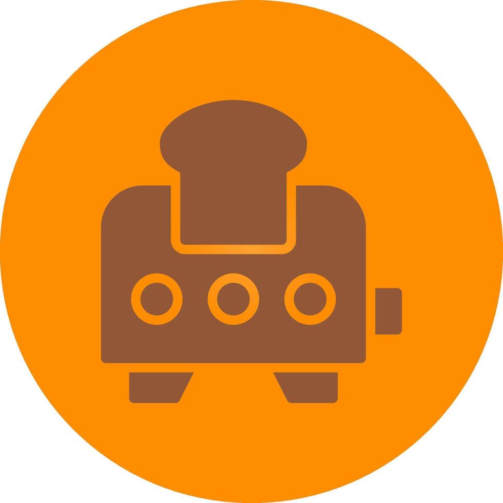 Toaster Creative Icon Design vector
