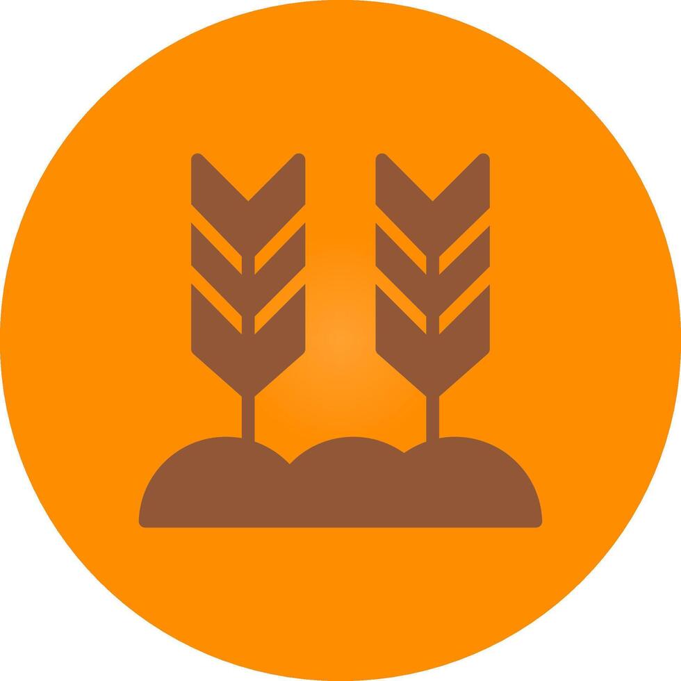 Wheat Creative Icon Design vector