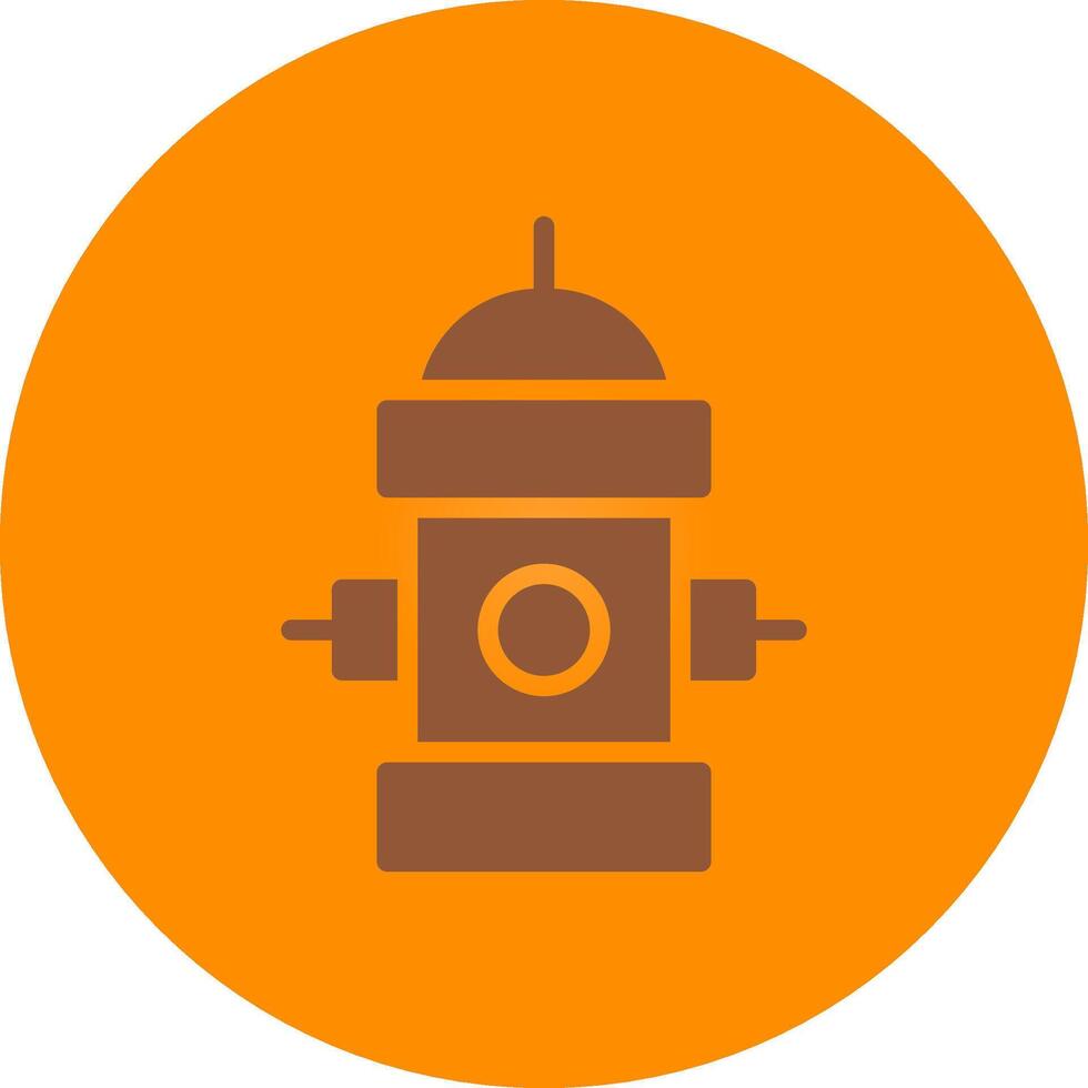 Fire Hydrant Creative Icon Design vector