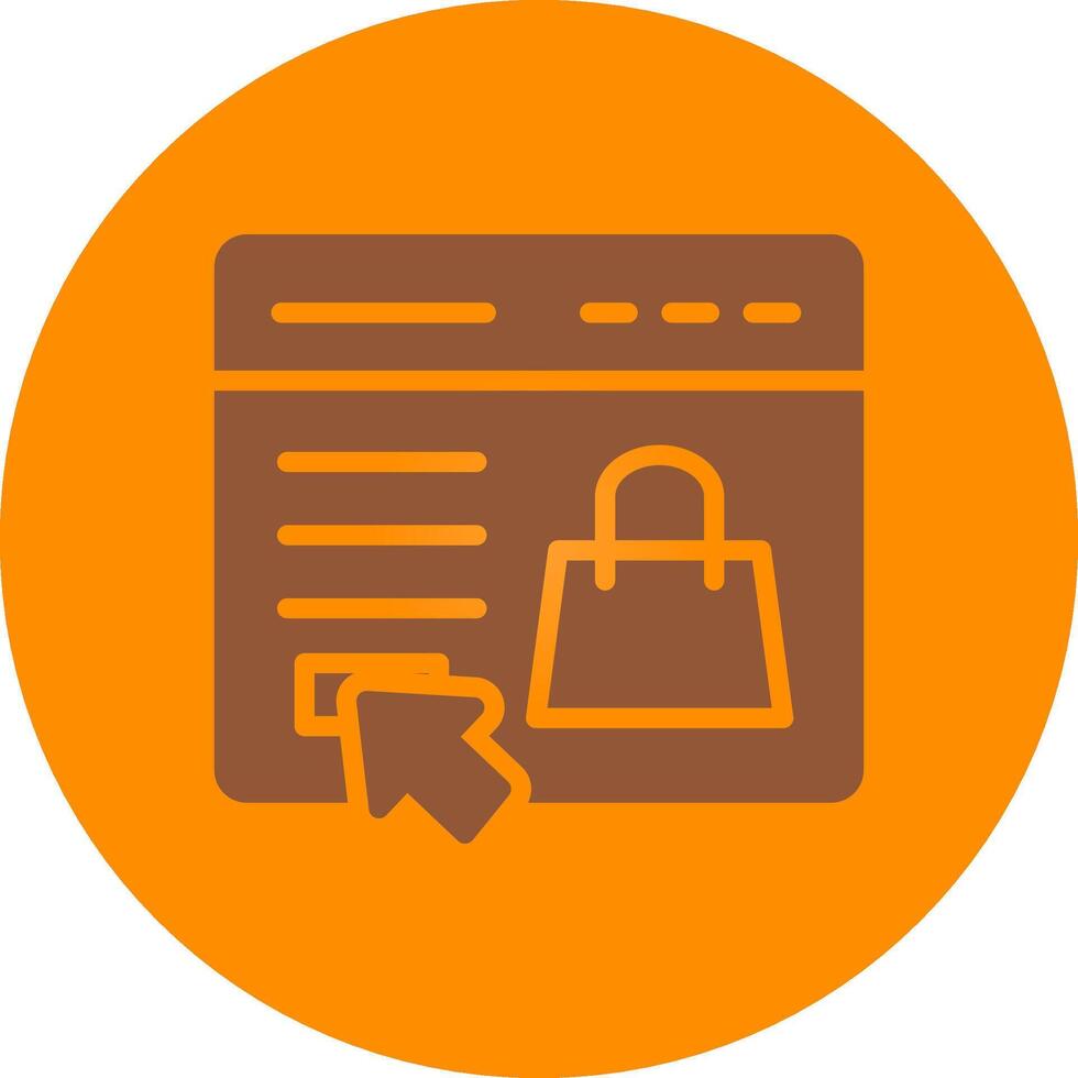 Online Store Creative Icon Design vector