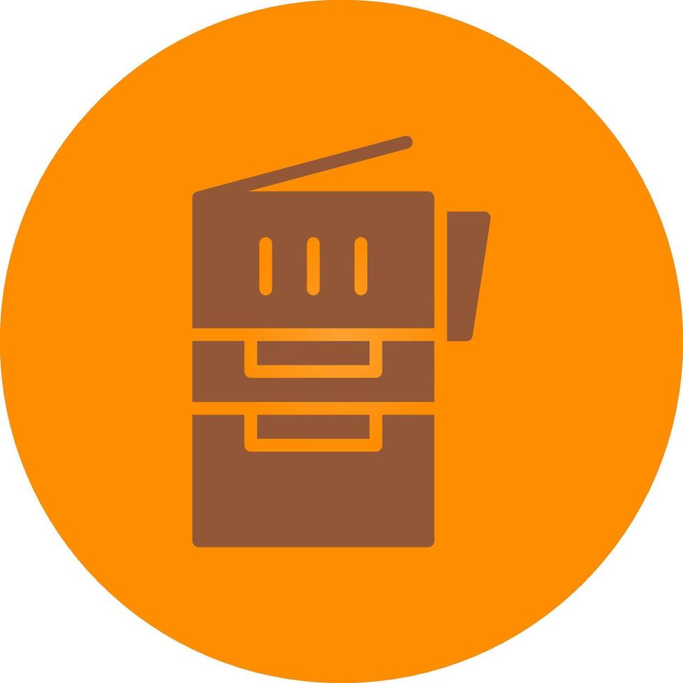 Copy Machine Creative Icon Design vector