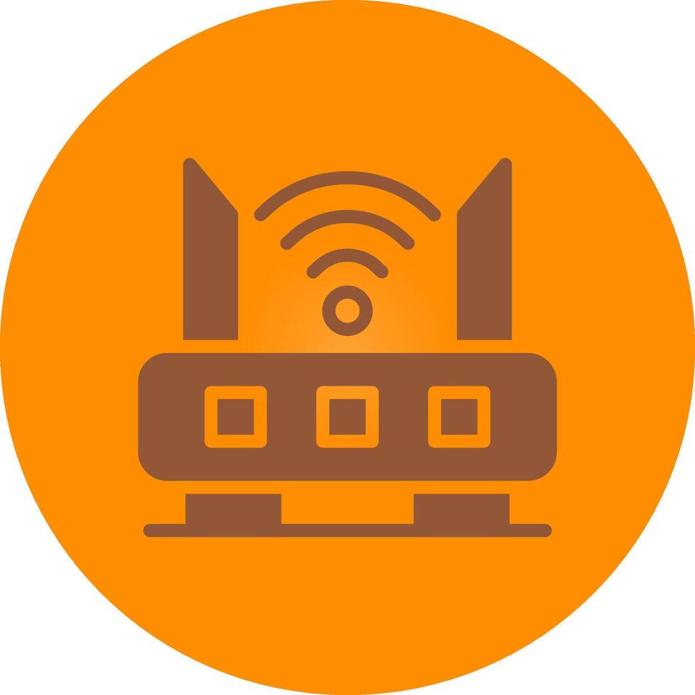Router Creative Icon Design vector