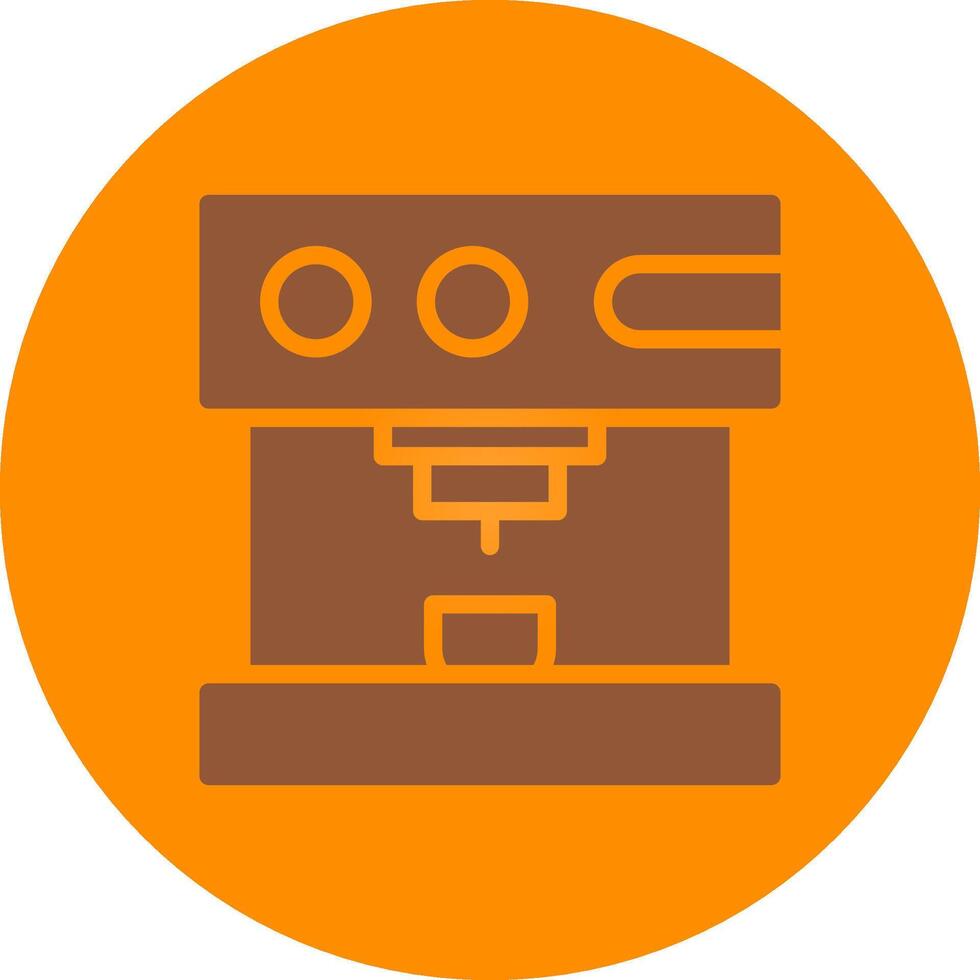 Coffee Machine Creative Icon Design vector