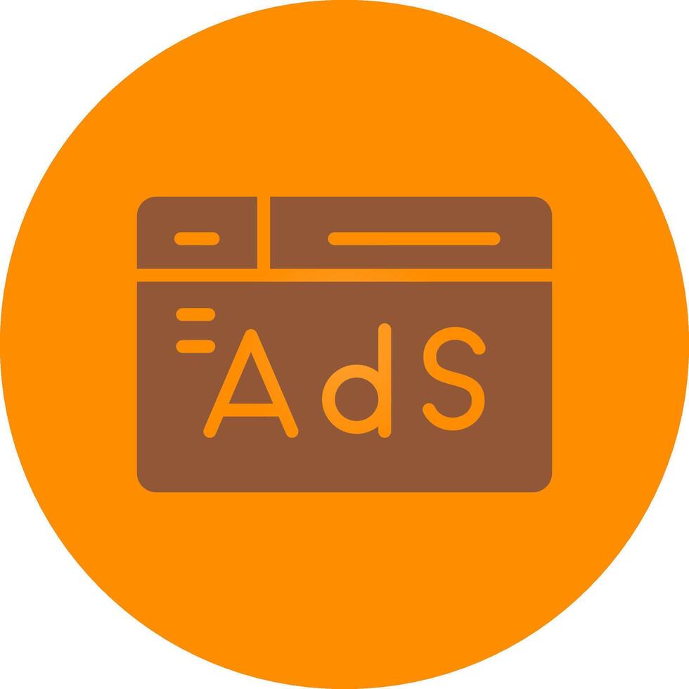 Advertising Creative Icon Design vector