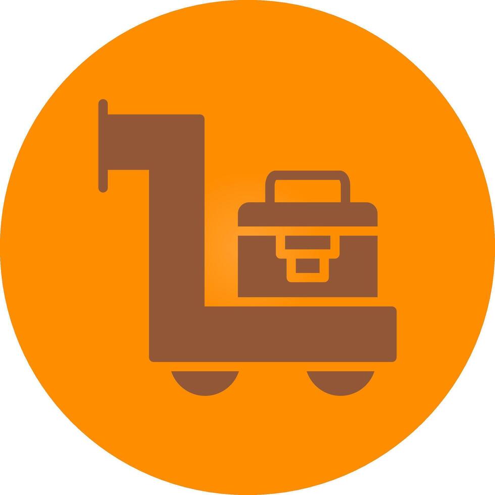 Trolley Creative Icon Design vector