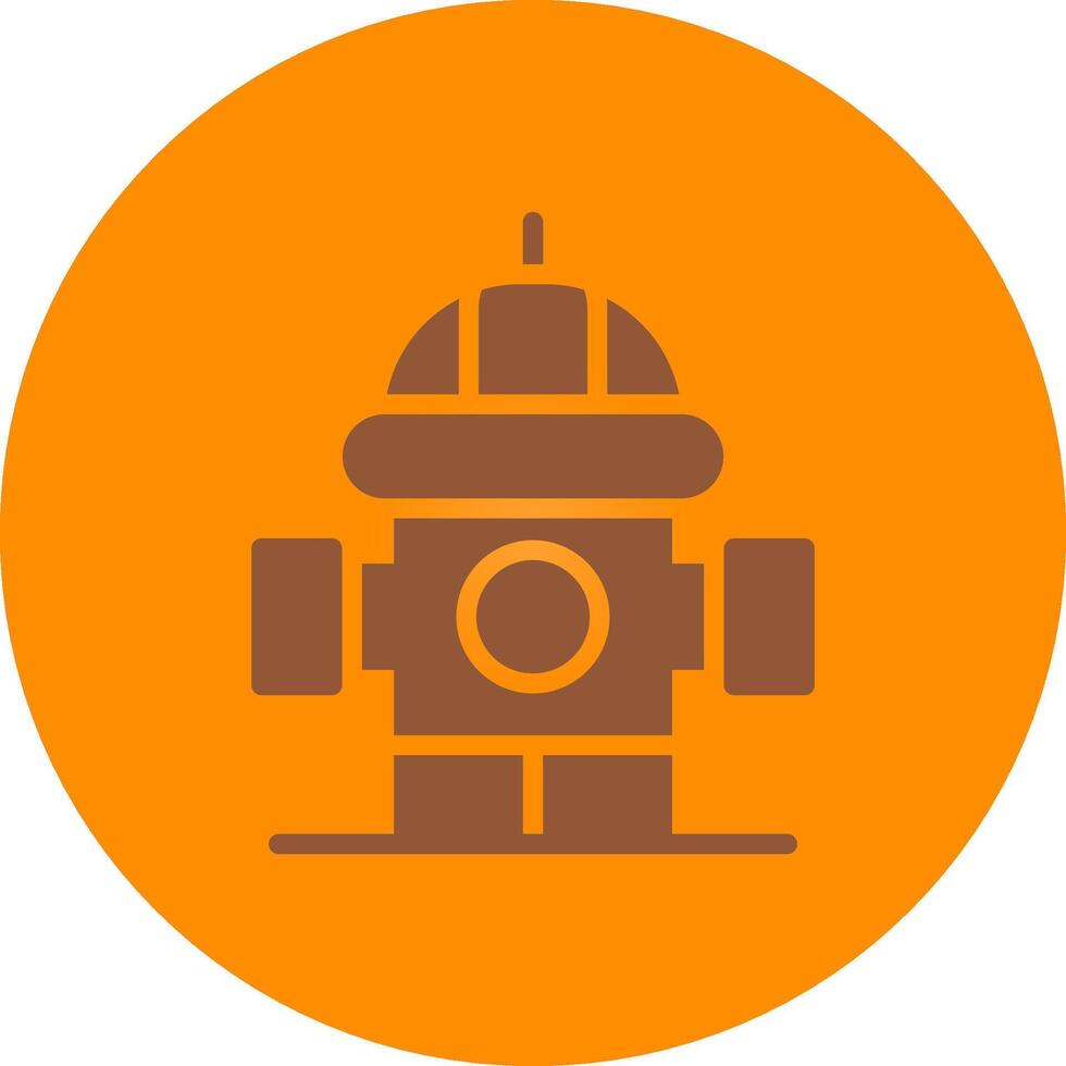 Fire Hydrant Creative Icon Design vector