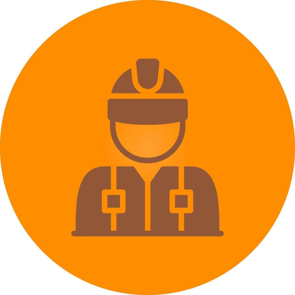 Worker Creative Icon Design vector