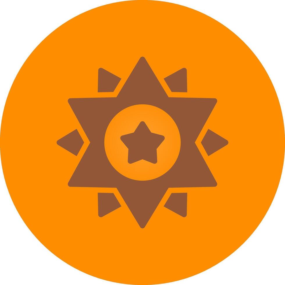 Sheriff Creative Icon Design vector