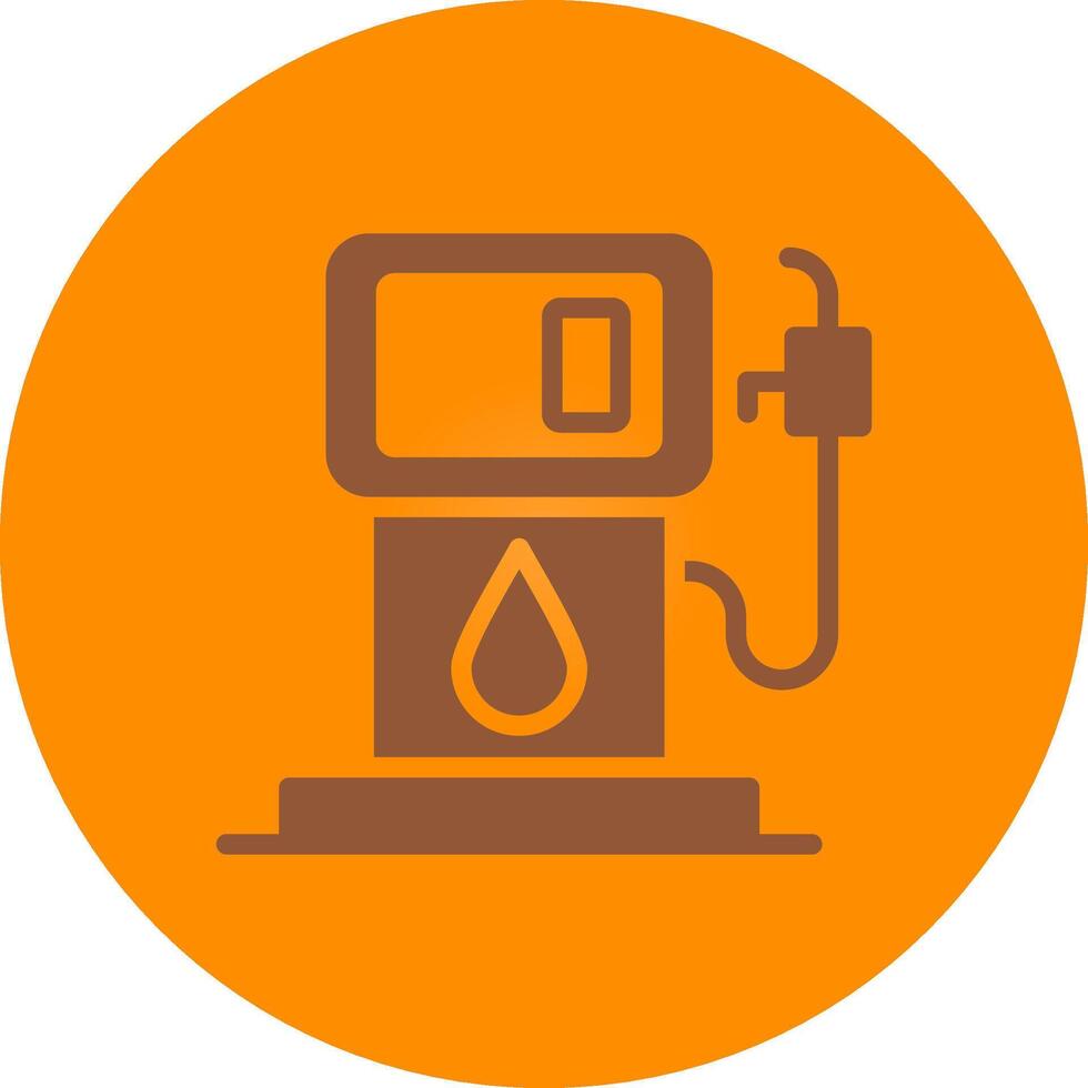 diseño de icono creativo de gasolinera vector