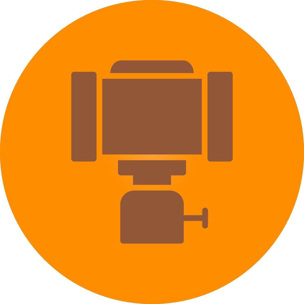 Selfie Stick Creative Icon Design vector