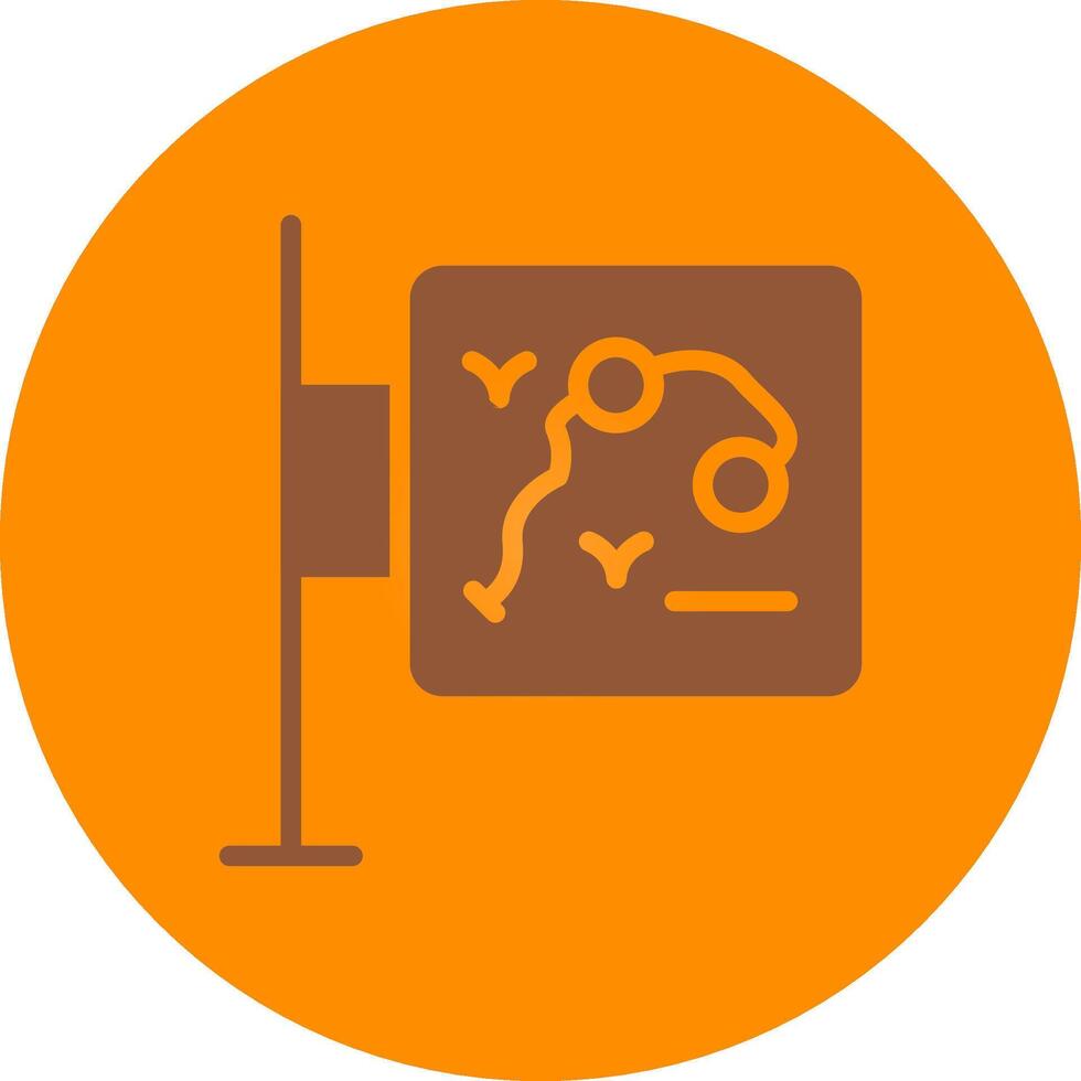 Map Creative Icon Design vector