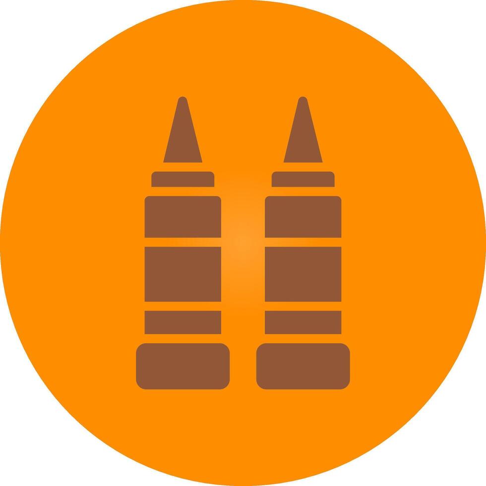 Bullets Creative Icon Design vector