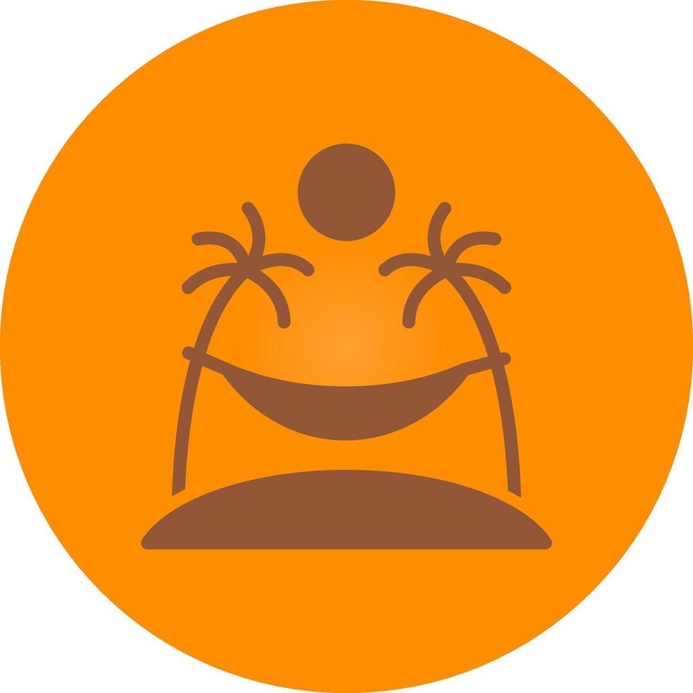 Hammock Creative Icon Design vector