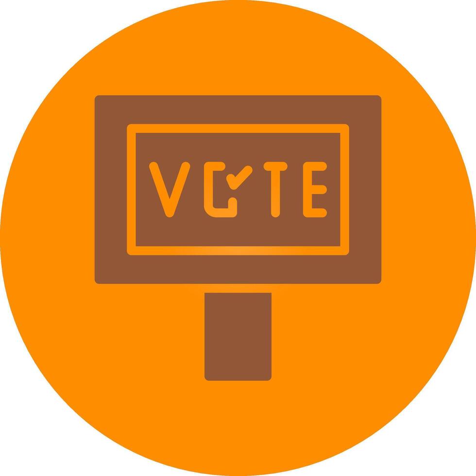 Vote Creative Icon Design vector