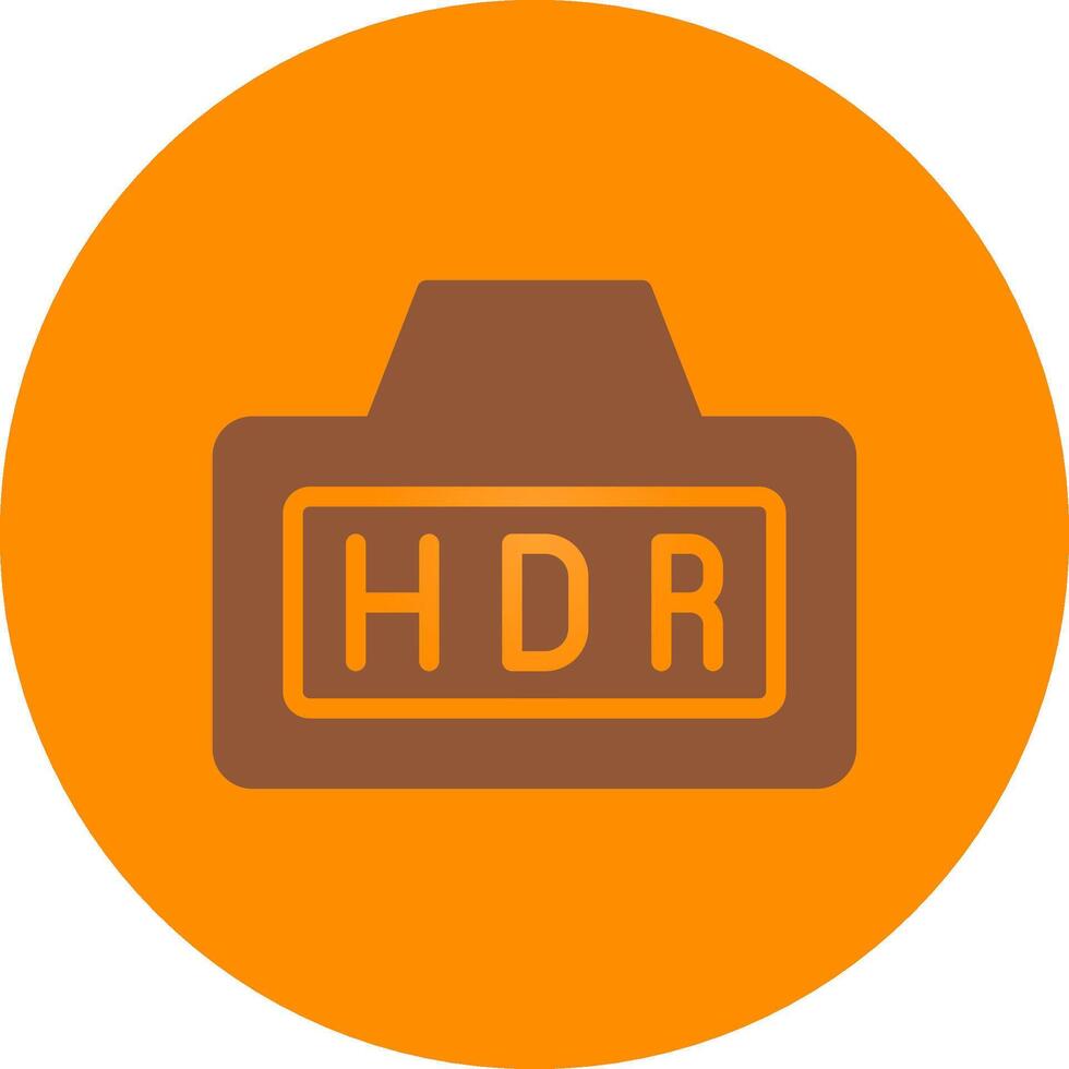 Hdr Creative Icon Design vector