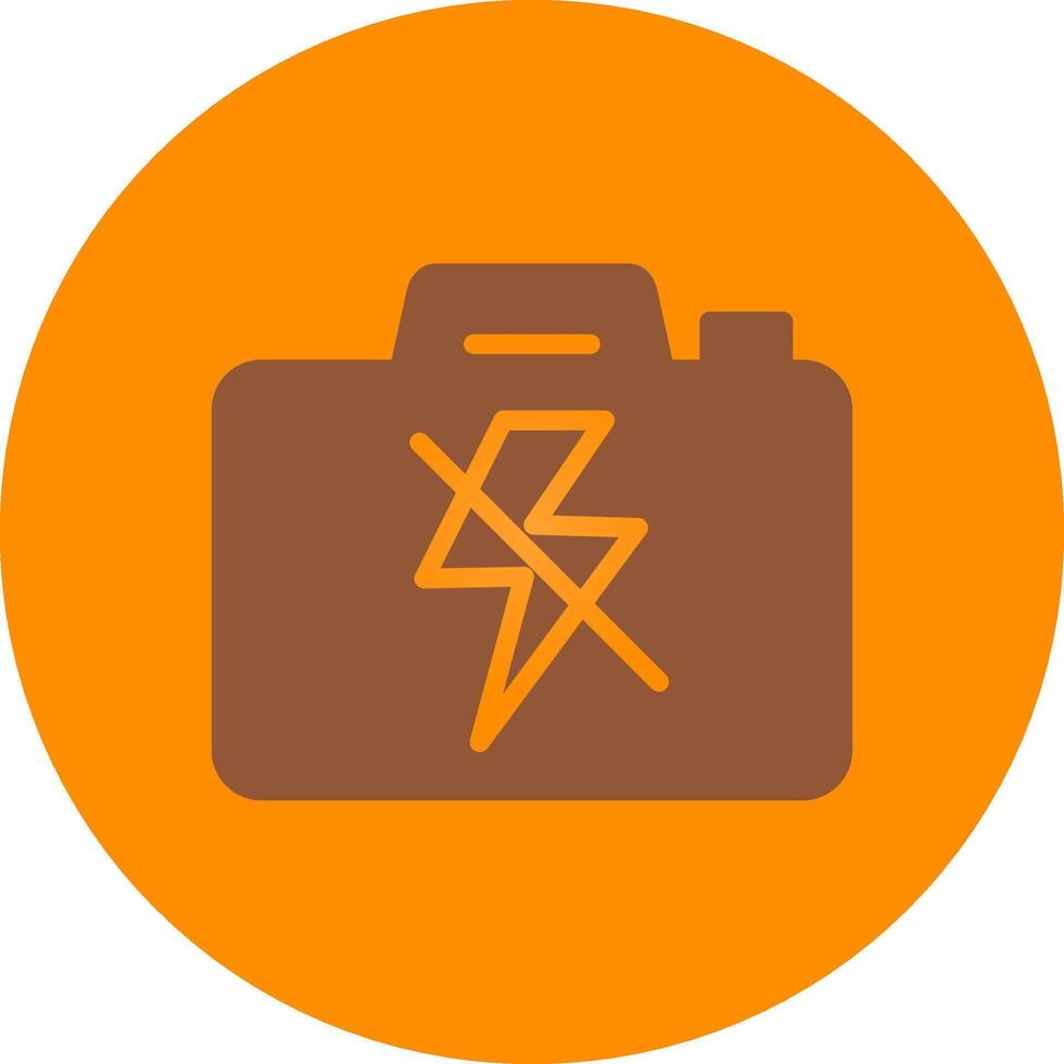 No Flash Creative Icon Design vector