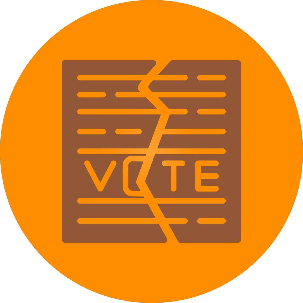 Ballot Creative Icon Design vector